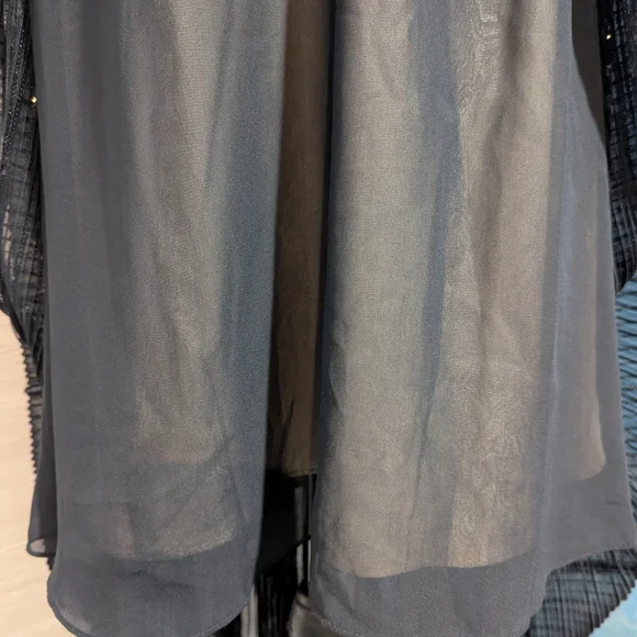 Halston Elegant Black Evening Dress - Picture 4 of 14